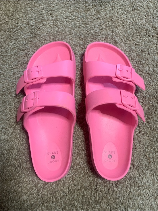 Shade & Shore Shoes - Pink Target Sandals